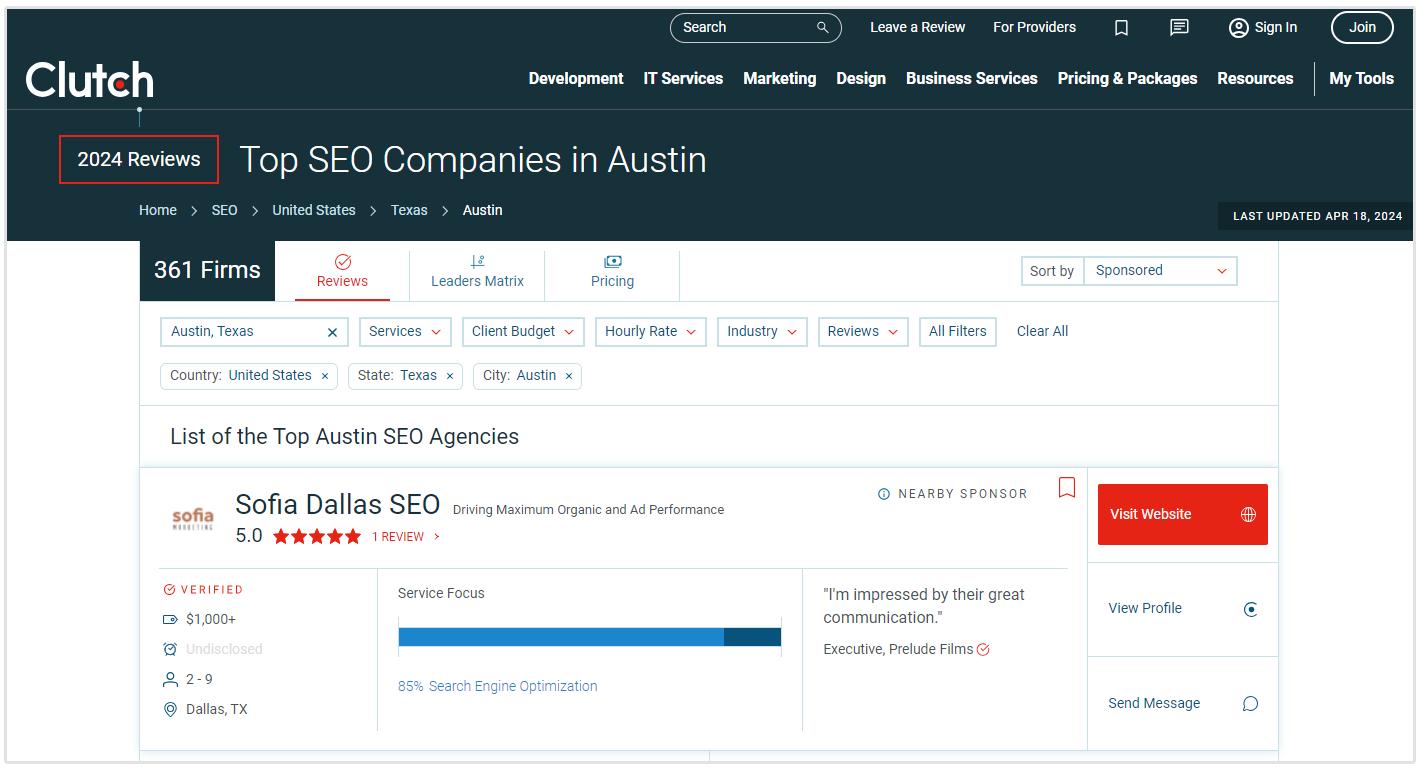 seo-bureaus in Austin